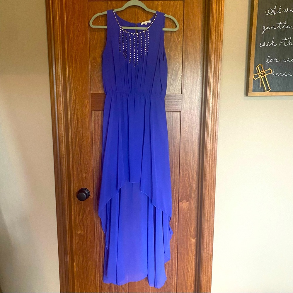 The Clothing Company High Low Dress with Beautiful Beading Detail - Large